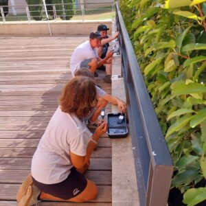 Réfection de la peinture des rambardes au siège de la 3CAG