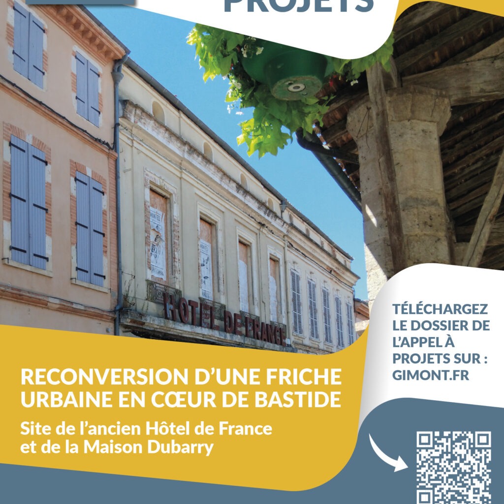 Appel à projet Hôtel de France à Gimont