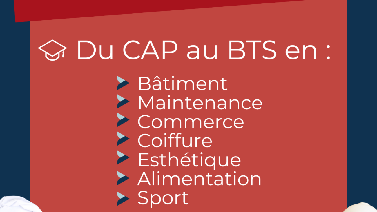 Affiche - CMA Formation recrute des apprentis !