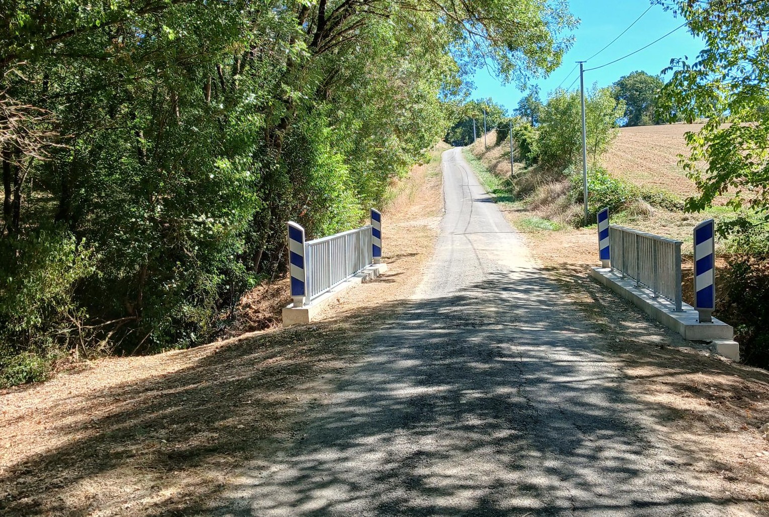 Pont situé sur le chemin de Saint-Roch