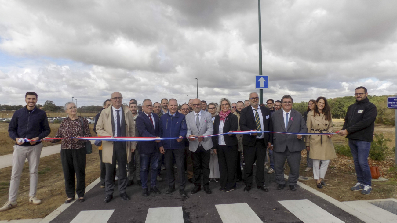 Inauguration de l'extension de la ZA Lafourcade